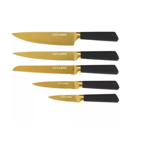 Lenardi knife set, on a stand, 5 items-1