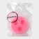 Mold Dolyana "Three Small Roses", silicone, 4.5 cm, pink color