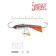 Balancir Lucky John Classic 4.5 + tee, 5 cm, color 12hrt blister