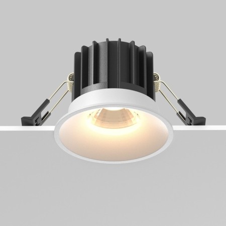 Built-in lamp Technical DL058-12W3K-W ROUND, 80x80x60 mm, LED, 12W, 920LM, 3000K, white color-4