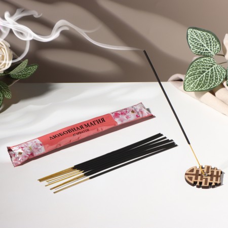 Incense "The secret of the night love magic", 8 sticks in soft packaging