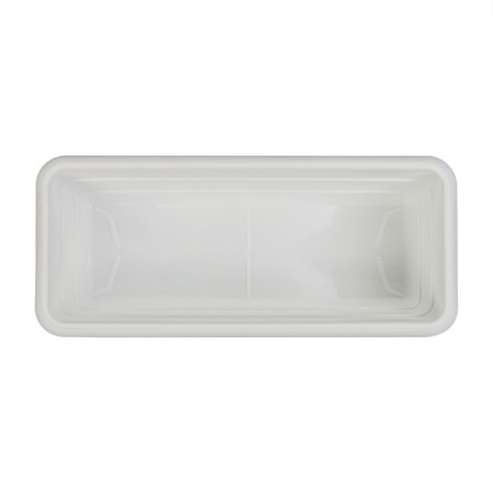 Box for flowers, 40 × 17.5 × 13.5 cm, 6 l, white-2
