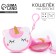 Purse baby soft "unicorn", 8 cm, pink color