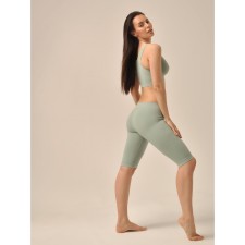 Велосипедки Short leggings, размер L, цвет фисташковый