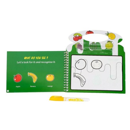 Book for drawing water "Fruits", with a marker-1
