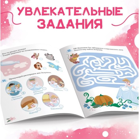 A collection of tasks “Solve, count, play. Tasks ", 48 pp., 17 × 24 cm, princesses-2