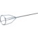 Mixer for bulk floors Encor 27436, galvanized, 100 x 600 x 9 mm