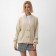 Jumper female minku: casual collection beige color, pr 44