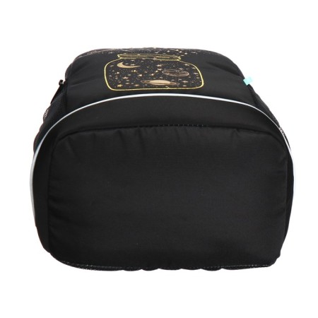 School backpack, 38 x 28 x 18 cm, Grizzly, ergonomic back, laptop department, black-6