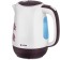 Electric kettle Vitek VT-7061, plastic, 1.7 l, 2200 watts, white-violet with a pattern