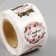 New Year Sticker Paper "Mulled wine time" d = 2.5 cm 252 pcs in roll