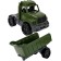 The machine “Bison” tractor, with a trailer, military