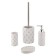 Axentia Anchor dispenser for liquid soap from white dolomite Ø 6.1 cm height 18.5 cm