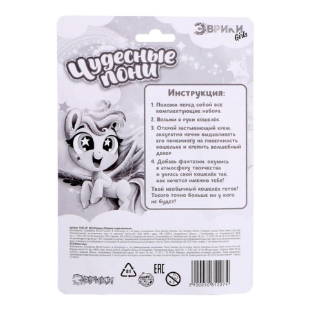 Set for experiments "Decorate your wallet", pony-5