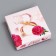 Box for sweets 4 pcs without a window "since March 8", 12.6 x 12.6 x 3.5 cm. Confectionery packaging