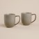 A set of mugs of ceramic SL Home "Molveno", 400 ml, brown color
