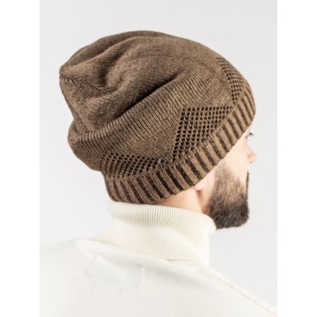 Male ISee hat, size 52-56, brown color-1