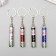 Flashlight+laser on the ring 3 modes 2 diodes+laser 7.2x1.5x1.5 cm