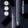 Chernographic pencil with Erich Krause "Megapolis", HB, Grifel D = 2.2 mm, wood, hexagonal in a tube, black case