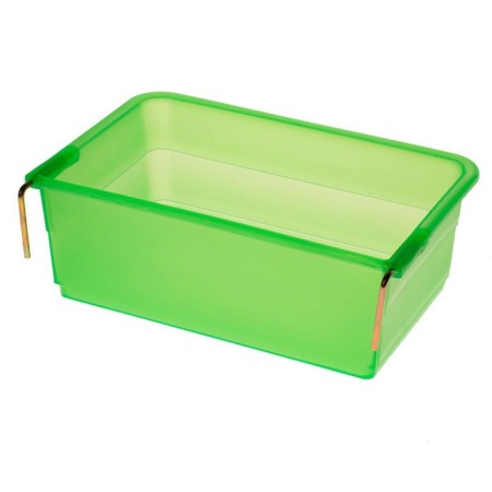 The feeder-shell is hung, 0.8 l, plastic, green-1