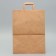 Craft package without print 26 x 15 x 35 cm flat handle