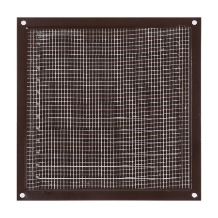 Ventilation grate Zein Lux RM1919KR, 190 x 190 mm, with a grid, metal, brown-5