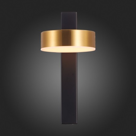 Wall lamp ST LUCE. SL6000.301.01. Pances. 1x7 W, LED, 3000K, 300 LM, 10x21 cm, black color-7