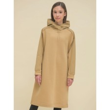 Dress for girls, height 122 cm, beige color