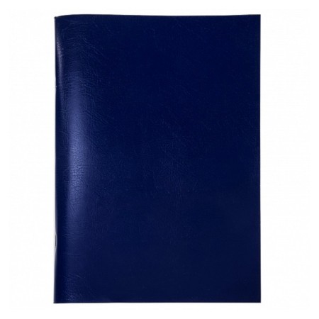 A4 notebook, 96 sheets are blue cage, boumvinyl cover, block 60 g/m2