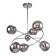 Rimula chandelier, 6x40W E14, chromium color