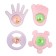 Set of rattles "Tenderness", 4 pcs., Baby me