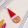 New Year of the setting icon with a cap d = 35 mm "Gingerbread" 6.5x11 cm