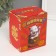 Plastic pendulum "Happy cat in a cash bag" White 7x7x9 cm