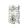 Wall lamp ST LUCE. SL1104.101.01. CASTO. 1x60 watts, E14, 13x23 cm, color chromium