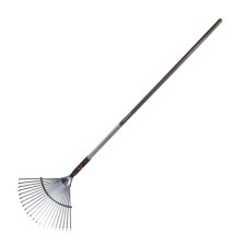 Lobbish rakes, plate, 22 teeth, metal, wooden cuttings
