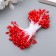 Stamens for artificial flowers "droplets" (set 130 pcs) length 6 cm