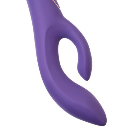 Vibrobler with the Come-Hither Jos Fingie function, 21.6 cm, silicone, purple color-3