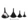 Lion funnels, size: 50 mm, 75 mm, 95 mm, 115 mm, set 4 pcs