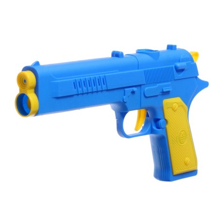 A gun with a target, shoots suckers and balls-1