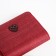 Baby wallet with a zipper, red color