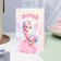 Postcard "Favorite granddaughter!" Glitter, Congrev, Fairy, 12.5 x 19.4 cm