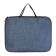 Folder with handles Textile A4, Calligrata "Office", for papers, for office, nylon 600D, gray, PM/1, 350 x 270 x 20 mm