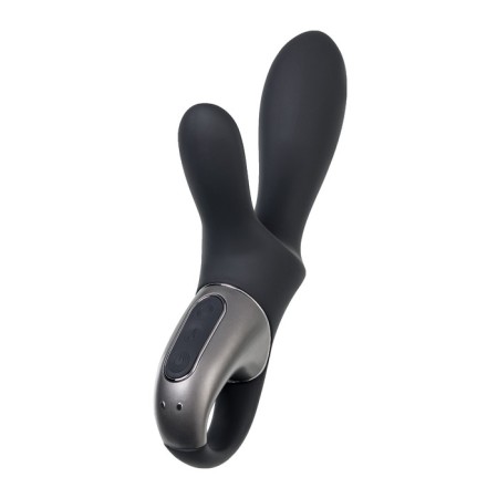 SATISFYER HEATED CLIMAX+vibro -stimulator, black color-8