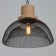 Bayerlux raben chandelier 1he27 Black 44x44x60cm