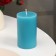 Candle-cylinder aromatic "blueberries", 6x10 cm