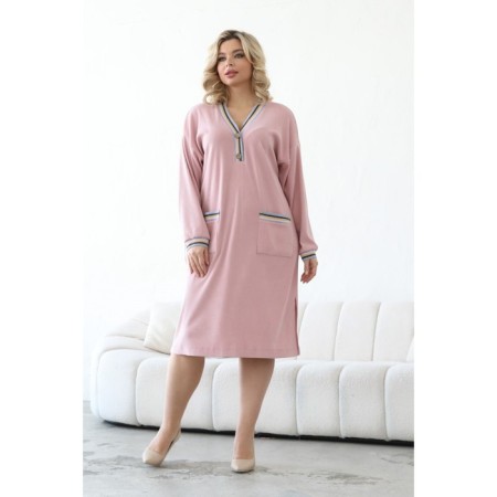 Women's dress, size 58, pink color-15