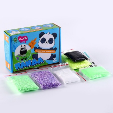Set for creativity "Air plasticine. Type 1. Panda "