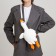 Children's bag "Goose" 44 cm, white color