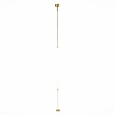 The floor lamp ST LUCE. SL6004.315.01. Olbia. 1x30 W, LED, 3000K, 3600 LM, 3.2x3.2x126 cm, brass color