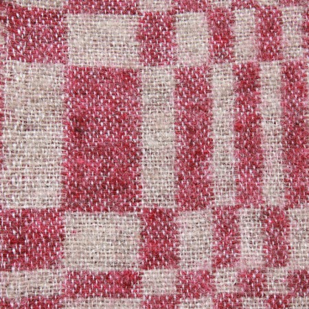 Half -haired blanket 100x140 cm, Bordeaux, 400g/m, 80%wool, 20%polyester-1